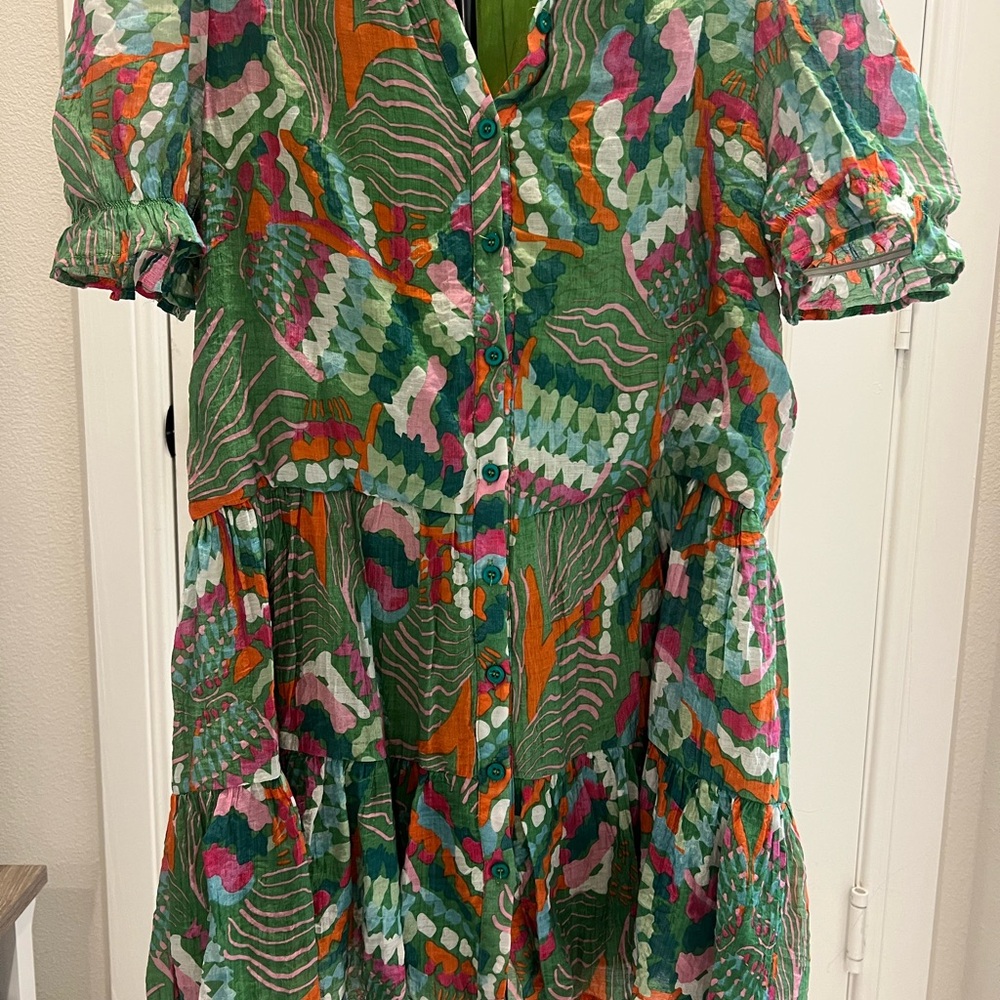 TCEC Multicolor Patterned Dress